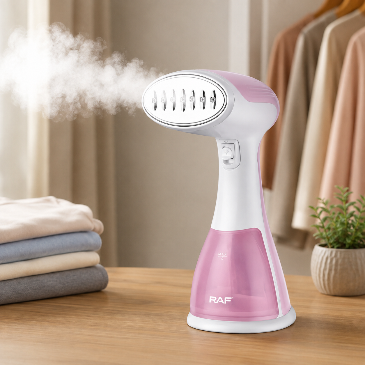 RAF Handheld Garment Steamer – 1500W Portable Clothes Steamer with Powerful Steam