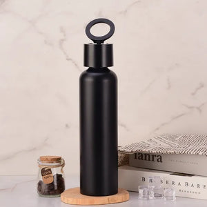 Vacuum Insulated Water Bottle With Holder Random Colors