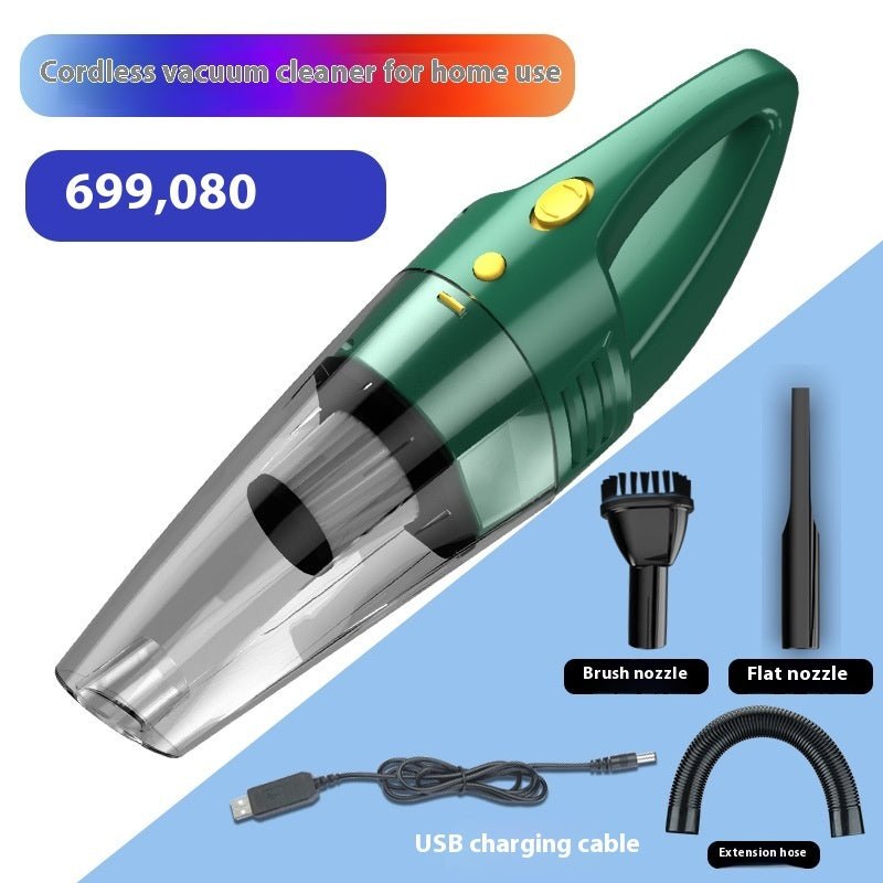 My Zambeel Wireless Rechargeable Car Vacuum Cleaner 220V Green